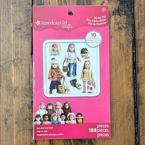 American Girl Sticker Pad